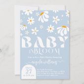 Daisy Baby in bloom Simple boy Baby shower Kaart (Voorkant)
