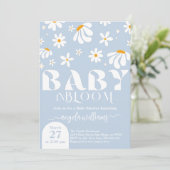 Daisy Baby in bloom Simple boy Baby shower Kaart (Staand voorkant)