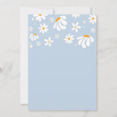 Daisy Baby in bloom Simple boy Baby shower Kaart (Achterkant)