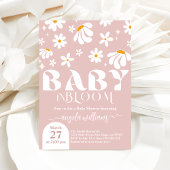 Daisy Baby in bloom Simple Girl Baby shower Kaart