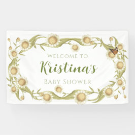 Daisy Baby in Bloom Wildflower Baby shower Spandoek