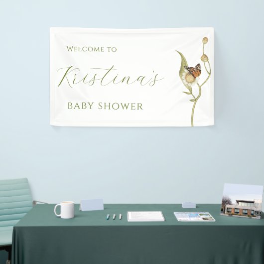 Daisy Baby in Bloom Wildflower Baby shower Spandoek (Beurs)