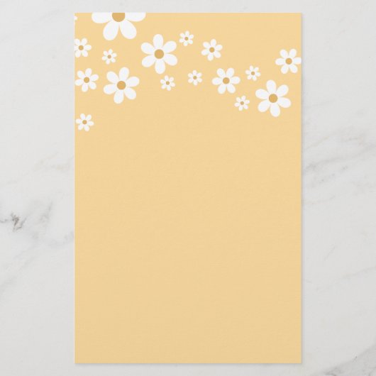 Daisy Baby shower Game Flyer (Achterkant)