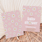 Daisy Baby Shower Kaart