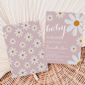 Daisy Baby Shower Kaart