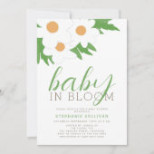 Daisy Baby shower Kaart (Voorkant)