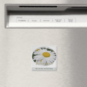 Daisy Baby shower Save the Date Floral Magnet (Insitu (Vaatwasser))