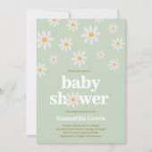 Daisy Baby Shower Uitnodiging (Voorkant)