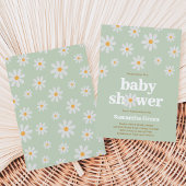 Daisy Baby Shower Uitnodiging