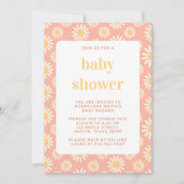 Daisy babyshower uitnodiging (Voorkant)