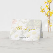 Daisy Background Yellow and Grey Script Wedding C Kaart (Gele Bloem)
