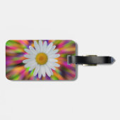 Daisy-Bagagelabel met lederen riem Bagagelabel (Achterkant horizontaal)