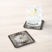Daisy Barn Board Wood Rustisch Hout Bier Onderzetter (Rechterzijde)