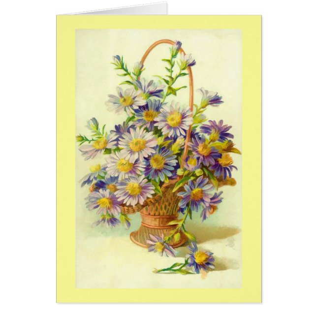 Daisy Basket Card (Voorkant)