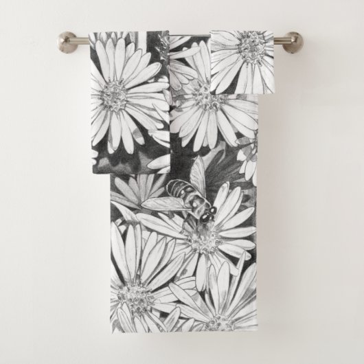 Daisy Bath sets Honeybee & Daisy Bath Towel Set Bad Handdoek (Insitu)