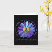 Daisy Be Kind Suicide Prevention Awareness Blauwgr Kaart (Gele Bloem)