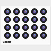Daisy Be Kind Suicide Prevention Awareness Blauwgr Ronde Sticker (Vel)