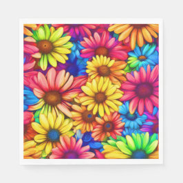 Daisy Beauty - Papieren servet