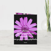 Daisy bedankt Notecard (Achterkant)