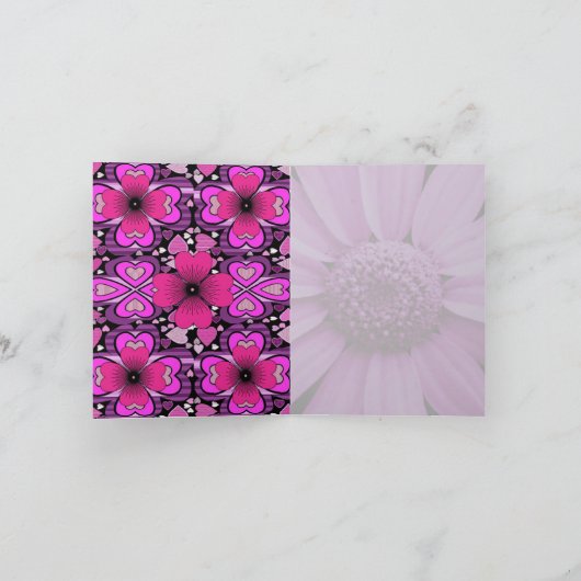 Daisy bedankt Notecard (Binnen)