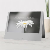 Daisy bedankt papieren Kaart (Achterkant)
