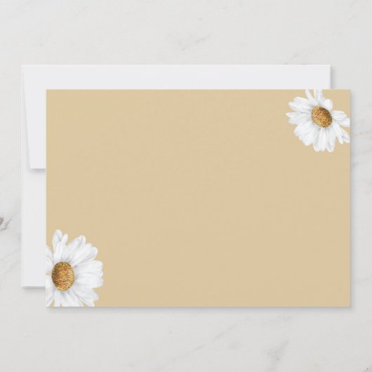 Daisy Bee 1e Verjaardag Kaart (Achterkant)