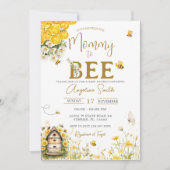 Daisy Bee Baby shower Mama naar Bee Baby shower Kaart (Voorkant)