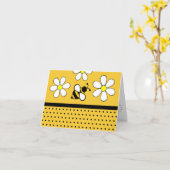 Daisy Bee Bedankt Notecards Kaart (Gele Bloem)