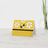 Daisy Bee Bedankt Notecards Kaart (Voorkant)