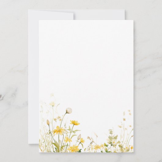 Daisy Bee Garden Baby shower Mama to Bee Kaart (Achterkant)