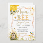 Daisy Bee Garden Baby shower Mama to Bee Kaart (Voorkant / Achterkant)