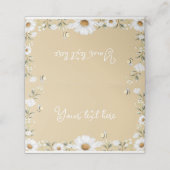  Daisy Bee Verjaardagsfeestplaatskaart Plaatskaartje (Buitenkant ongevouwen)