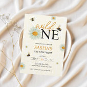 Daisy Bee Wild Een Meisje's 1e Verjaardag Kaart