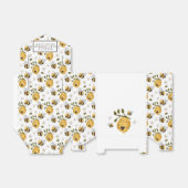 Daisy Beehive Bumblebee Baby shower Bedankdoosjes (Uitgevouwen)