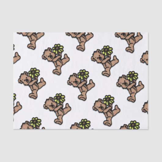 Daisy Beer Design Tissuepapier (Voorkant)