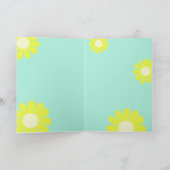 Daisy Beste Leraar Foto Groen Kaart (Binnen)