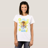 Daisy Beste Leraar Foto Wit T-shirt (Voorkant volledig)
