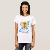 Daisy Beste Leraar Foto Wit T-shirt (Voorkant volledig)