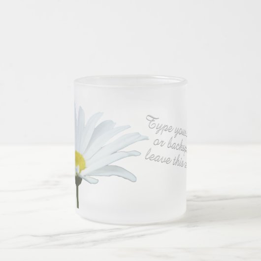 Daisy Bierglas Gepersonaliseerde Daisies Mokken &  (Center)