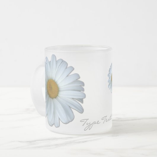 Daisy Bierglas Gepersonaliseerde Daisies Mokken &  (Voorkant links)