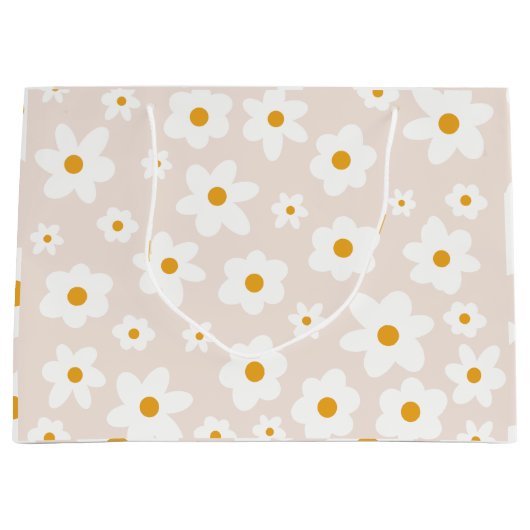 Daisy Birthday Bag Groot Cadeauzakje (Voorkant)