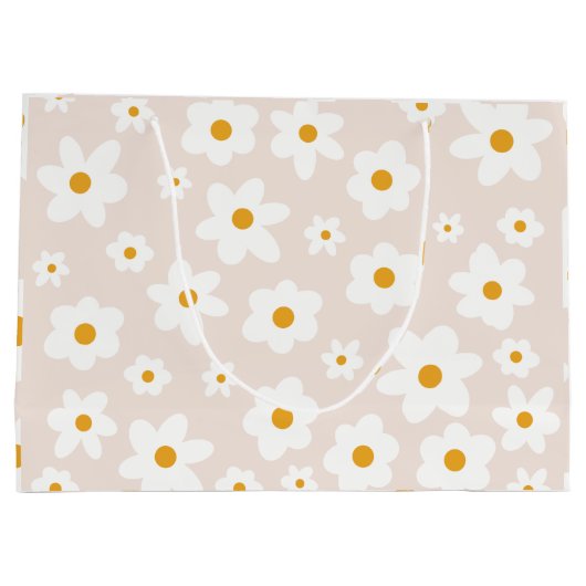 Daisy Birthday Bag Groot Cadeauzakje (Achterkant)