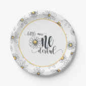 Daisy Birthday Bord - Little Miss ONEderful - Wh (Voorkant)