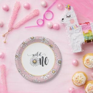 Daisy Birthday Bord - Wild One - Roze