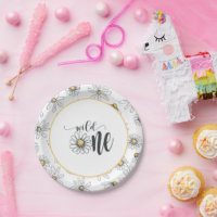 Daisy Birthday Bord - Wild One - White