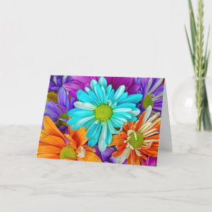 Daisy Birthday Bouquet Kaart