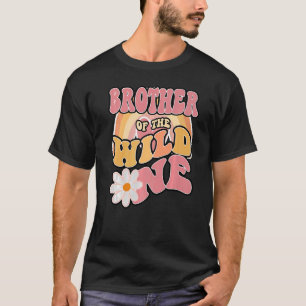 Daisy Birthday Brother Wild One Boho 1st Birthday T-shirt