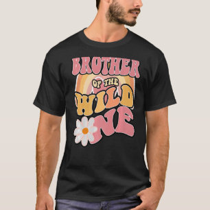 Daisy Birthday Brother Wild One Boho 1st Birthday T-shirt