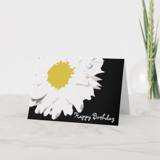 Daisy Birthday Card Kaart (Voorkant)
