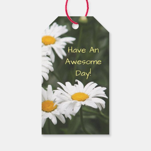 Daisy Birthday Gift Topper Cadeaulabel (Achterkant)